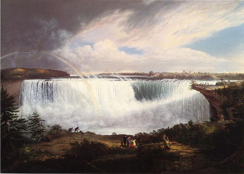 Alvan Fisher The Great Horseshoe Fall, Niagara Sweden oil painting art